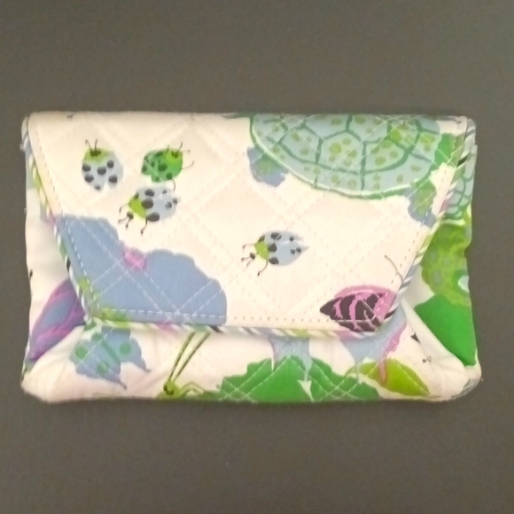 Vera Bradley Handbags - Vera Bradley small floral lady bug wallet